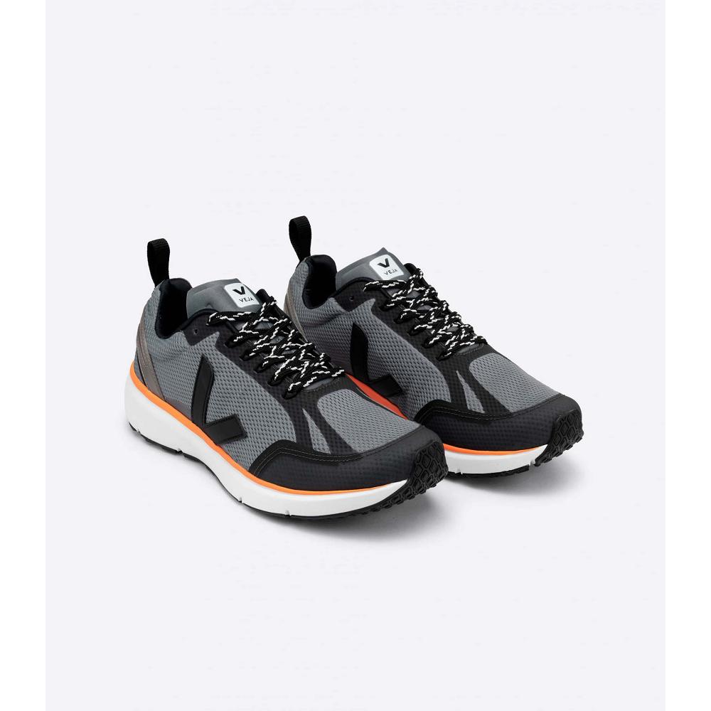 Women's Veja CONDOR 2 ALVEOMESH Shoes Black/Orange | SG 490JPQ